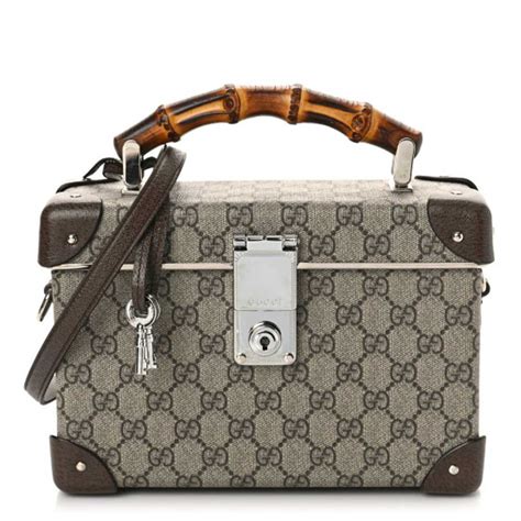 gucci globetrotter gg beauty case|GUCCI GG Supreme Monogram Globe.